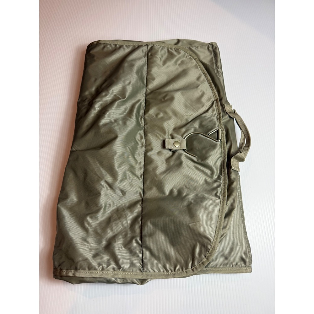 Briggs & Riley Olive Green Ballistic Nylon Tri-Fold Hanging‎ Garment Bag Travel